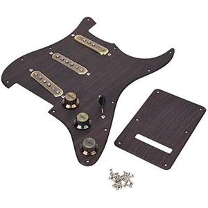 Loaded Pickguard and Back Plate Set with Accessories, Loaded Prewired SSS Humbucker Pickguard Pickups Set with Back Plate, Guitar Hardware Loaded Pickguard and Back Plate Set with Accessories, Loaded Prewired SSS Humbucker Pickguard Pickups Set with Back Plate, Guitar Hardware