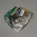 Black Gold Valance for Windows Abstract Print Small Window Curtain Valance Rod Pocket Short Curtains for Bathroom Living Room Cafe Laundry Basement 54 x 18 Inches, 1 Piece