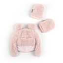 Tadpoles Super Soft Plush Sherpa Hat & Mittens Set, Blush