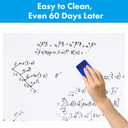 HAMIGAR Magnetic Whiteboard Contact Paper Dry Erase White Board Sticker for Wall Stick on White Board Peel and Stick Wallpaper Adhesive Small Poster 12" x 18" with Marker, Magnetic Eraser and Magnets