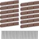 AGTEK Garden Edging 16FT Landscape Edging Kit 2.75 Inch Height Decorative Garden Border No Dig Lawn Border for Yard Flower Bed with 26 Stakes, Sand