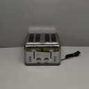 Toaster 4 Slice Retro Stainless Steel,Best Prime 4 Slice Toaster Wide Solt with 7 Shade Settings, Perfect for Waffles, Bagels and More Lainsten T-527 (silver3)