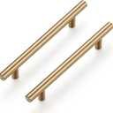 Ravinte 40 Pack 7.38" Cabinet Pulls Champagne Bronze Stainless Steel Kitchen Cupboard Handles Cabinet Handles 7.38" Length, 5" Hole Center