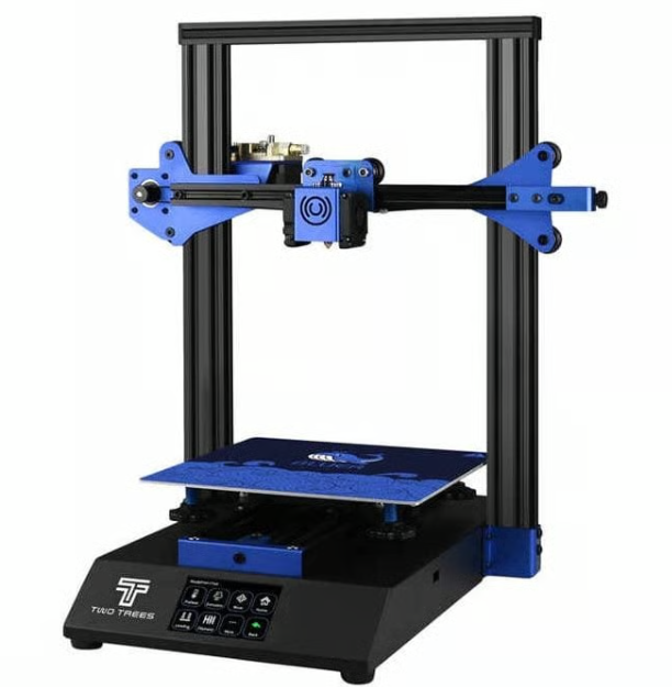 Two Trees Bluer 3D Printer, High Precision FDM 3D Printer with Metal Frame, Silent Driver Motherboard, 3.5-Inch Color Touchscreen, Resume Printing & Filament Detection, 235x235x280mm Large Print Size
