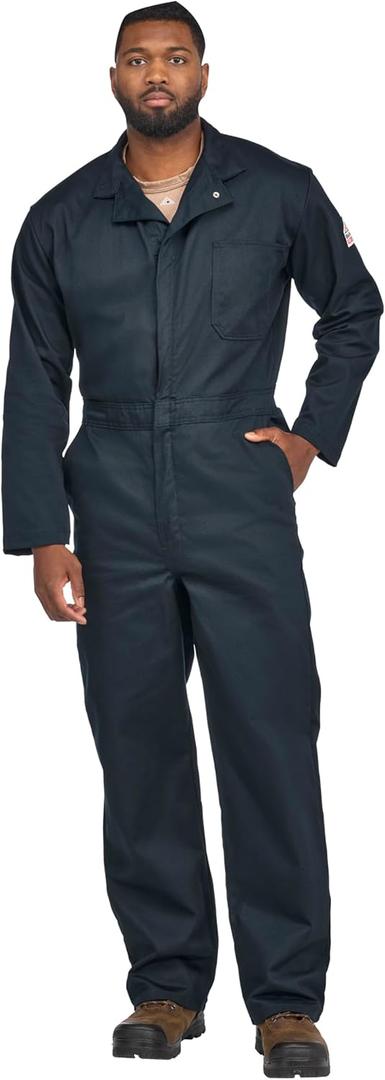 Bulwark FR Men's Midweight Excel Fr Classic Coverall (38, Navy)