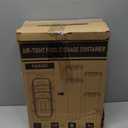 PRAKI Airtight Food Storage Containers Set with Lids - 24 PCS, BPA Free Kitchen and Pantry Organization, Plastic Leak-proof Canisters for Cereal Flour & Sugar - Labels & Marker (Black)