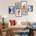 Vittanly 11x14 Picture Frame Set of 3, Display Pictures 8x10 with Mat or 11x14 without Mat for Wall Mounting, Photo Frames for Home Decor, Engineered Wood, Black