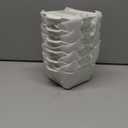 6 Pack 13 OZ Ceramic Baking Dishes, 4.5" Mini Square Bakeware Set, Small Baking Pan with Handle, Individual Casserole Dish for Oven, Roasting, Lasagna, Pie, Gratin, Microwave Safe, White