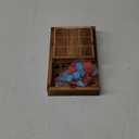 Glintoper Tic Tac Toe & 4 in a Row Table Games Set - Rustic Decor Wood Strategy Board Games for Families