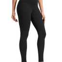 CRZ YOGA Butterluxe Extra Long Leggings for Tall Women 31 Inches - High Waisted Athletic Workout Soft Yoga Pants Black Tie Dye Flowers Small