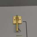 Kwikset Halifax Dummy Door Handle, Single Sided Lever for Closets, French Double Doors, and Pantry, Satin Brass Non-Turning Reversible Interior Push/Pull Lever, with Microban Protection, Square Rose