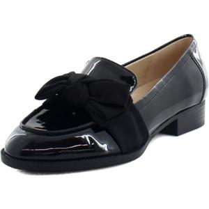 Bandolino Women's Lindio Loafer (8, Black Patent)