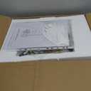 Crystal Chandelier, 5-Light Gold Chandelier for Dining Room Light Fixture, K9 Crystal Pendant Ceiling Light Fixture, Modern Candle Chandelier for Living Room Kitchen Island Entryway Bedroom (27" High 22.7" Wide)