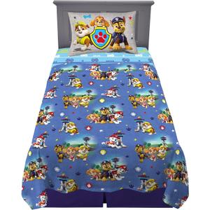 Franco Kids Bedding Super Soft Microfiber Sheet Set, Twin, Paw Patrol, (Officially Licensed Product) By Franco