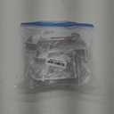 Maitys Plastic Storage Hooks, 4 Pieces Multi Hanging Organizers for Coats, Towels, Bags, Hats, Scarves (White)