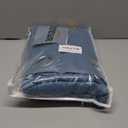 Yakamok 84 Inch Length Blackout Curtains for Bedroom, Room Darkening Thermal Insulated Solid Grommet Panels for Living Room(52Wx84L, Stone Blue, 2 Panels)