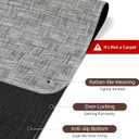 Yecaye Office Chair Mat for Hardwood Floor,30" x 48" Under Computer Desk Floor Protects for Rolling Chair,Non Slip PVC Woven Gaming Chair Mat,Not for Carpet (Lightgrey, 30" x 48")