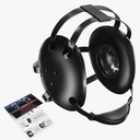 Wrestling Headgear, Youth Wrestling Head Gear with Chin Cup, Sorf Ear Guard for MMA, Jiu-Jitsu (for Users Age 10+)