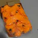 80 Pcs Artificial Marigold Flowers,2" Silk Marigold Flower Heads with Stems,Orange Flowers Artificial for Diwali Decor,Indian Wedding,Home,DIY Wreath Garland,Day of The Dead Decorations