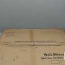 COGOOD Farmhouse Barn Door Mirror - 30 X 21 Rustic Wood Framed Wall Mirror for Bathroom, Living Room, Entryway Wall Decor (Grey)