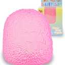 Stress Relief Toys, Strss Relief Balls, Squeeze Exercise Stress Balls, Gel Strench Balls for Arthritis Hand, Finger, Grip Strengthening and Stress Relief (Pink Ellipsoid)