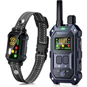 BLACKDOG Military Dog Shock Collar  4200ft Dog Training Collar with Remote, 4 Training Modes, Flashlight & Strobe, 3Month Battery, IP67 Waterproof Dog E Collar for All Breeds 5150lbs (Dark Blue)