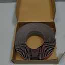 Floor Transition Strip Vinyl Self Adhesive Threshold Strip Carpet Edge Wood to Tile Laminate Flooring Gaps and Doorway Floor Cover Flat Divider Peel and Stick Trim (Gray Wood, 5cm, 20FT)