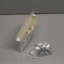 Jetec 60 Pcs Curtain Track Sets Ceiling Mount Curtain Track Hooks and Rollers Metal Shower S Hooks Straight Curved Rollers