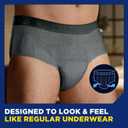 TENA Men Maximum Plus Incontinence Underwear, S/M 29-40in, Gray, 72 ct