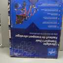 Medline Ultra Lightweight Transport Wheelchair for Adults, Foldable, 19-Inch Seat Width, Red Frame, Black Upholstery