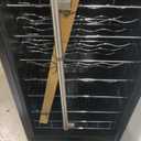 NewAir 27 Bottle Wine Fridge, Freestanding or Built-In Refrigerator, Stainless Steel Cooler, UV Protected Glass Door with Lock and Handle, Compressor Cooling