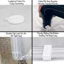Mattress Vacuum Bag for Moving, Vacuum Seal Mattress Bag for Memory Foam or Inner Spring Mattresses, Compression and Storage for Returns, Leakproof Valve and Double Zip Seal (Queen/Full/Full-XL)