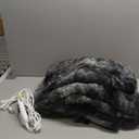 Homemate Electric Heated Blanket Full Size - 72"x84" Heating Blanket Full Size 1/2/4/6/8 Hours Auto-Off 10 Heat Level Over-Heat Protection Luxury Faux Fur Sherpa ETL Certification (25 - Tie-dyed Black)