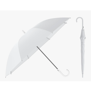 RUMBRELLA UV Stick Umbrella Auto Open UPF 50+ with J Hook Handle 51IN