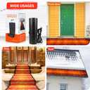 Heated Snow Melting Mats Outdoor,Anti-Slip Outdoor Winter Heated Mat for Walkways,3 in/h Speed Snow and Ice Melting Pads for Winter Backyards,Prevention Roof and Valley Ice Dam(10FTx13IN)