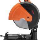 VEVOR Chop Saw, 14''/355mm Blade Diameter Cut Off Saw, 2800W 1200RPM Steel Cutting Machine, 0-45 Adjustable Dry Cut Chop Saw, Miter Saw for Cold Cut Saw for Steel/Iron/Aluminum, Black