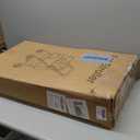 Pet Stroller for Medium Small Dogs/Cats - 4 Wheels Foldable Dog Stroller with Storage Basket,Dog/Cat Carrier,Adjustable Handle,Folding Puppy Carrier Suitable for Traveling with Cats and Dogs (Grey)