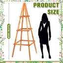 Wonderjune 70.8in Tall Wooden Obelisk Trellis Outdoor Garden Trellises Easy Assembly Climbing Plant Support for Climbing Plants Porch Balcony Backyard Flowers Trailing Vegetables