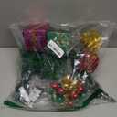 PREXTEX 23-Inch DIY Mini Christmas Tree with Lights - Small Christmas Decorations Table Top Xmas Tree with Multicolor LED String Lights, Star Topper, Hanging Ornaments and Gift Boxes for Holiday Decor (Dark Green)