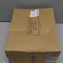 MyGift Artificial Floral Arrangement with Faux Pink Peonies, Green Hydrangea and Foliage in White Washed Solid Wood Planter Box, Tabletop Flower Centerpiece for Home Decor, Wedding, Events