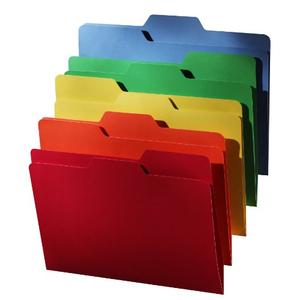 Find It All-Tab File Folders, Letter Size, Third Cut, 18 Folders per Pack, Back to School Supplies for College Students, 5 Color Assortment (FT07173)