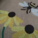 DEXI Front Door Mat Outside Entrance Welcome, Summer Floral Entryway Doormat Dirt Trapper, Heavy Duty Non Slip Large Entry Mats for Patio Garage Porch Home Decorative, 3x5, Bee and Flower