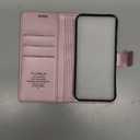 Wallet Case for Google Pixel 9 5G/Pixel 9 Pro 6.3", RFID Blocking Credit Card Holder, PU Leather Folio Flip Kickstand Protective Shockproof Cover for Pixel 9/9Pro (Pink)