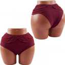 Briwooody Brazilian Curvy Hip BBL Mannequin Half Body African American Female for Panty Underwear Clothing Form Display(Dark Brown)