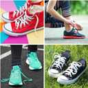 DELELE Flat Shoe Laces for Sneakers: 6/25 inch Narrow Athletic Shoelaces 2 Pair (12 Fruit Green)