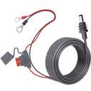 for Starlink Mini Direct Battery Power Cable, 5M/16.4FT, 18AWG DC Power Cable with Fuse Holder for Starlink Mini, 12V-48V Input, Battery Ring Terminals for RV, Boat, Off-Grid Solar (5M)