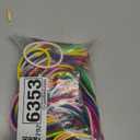 Anezus 200 Pcs Hair Ties for Women Girls Hair Elastics Hair Bands Ponytail Holders Hair Rubber Bands for Thick Straight Curly Hair (Multi-colored)