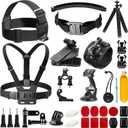 AKASO 42 in 1 Action Camera Accessories Kit for EK7000/EK7000 Pro/Brave 4/Brave 4 pro/Brave 7 LE/Brave 7/Brave 8/V50X/V50 Pro/V50 Elite/GoPro Hero 13 12 11 10 9