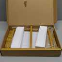 Wedding Arch 6.6FT x 6.6FT Square Backdrop Stand Gold Metal Balloon Arch Stand for Ceremony Wedding Arches for Ceremony Birthday Party Bridal Shower Anniversary Decoration