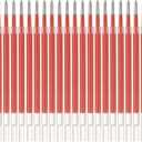 PATIKIL Gel Pen Refills, 24 Pcs 0.8mm Medium Point Glitter Coloring Gel Ink Pen Replace Refills for Retractable Click Pens Writing Drawing Doodling Office Study Classroom Supplies, Red